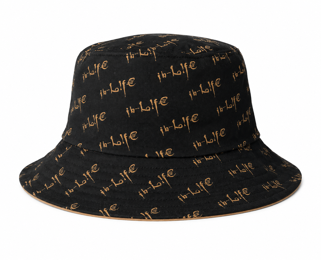 IB-LIFE LONDON Signature Reversible Bucket Hat