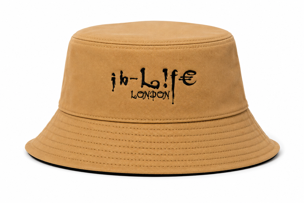 IB-LIFE LONDON Signature Reversible Bucket Hat